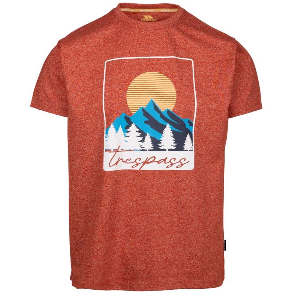 Trespass Mens Idukki T-Shirt / Burnt Orange